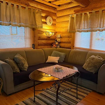 Semesterbostad Pitsinina Log House *
